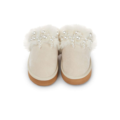 Nude Pearl Slippers