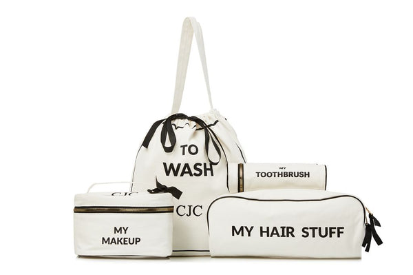 4 Piece Travel Set - White