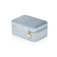 Load image into Gallery viewer, Blue Bijou Double Layered Jewelry Box
