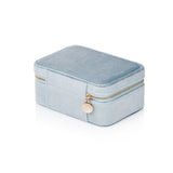 Blue Bijou Double Layered Jewelry Box