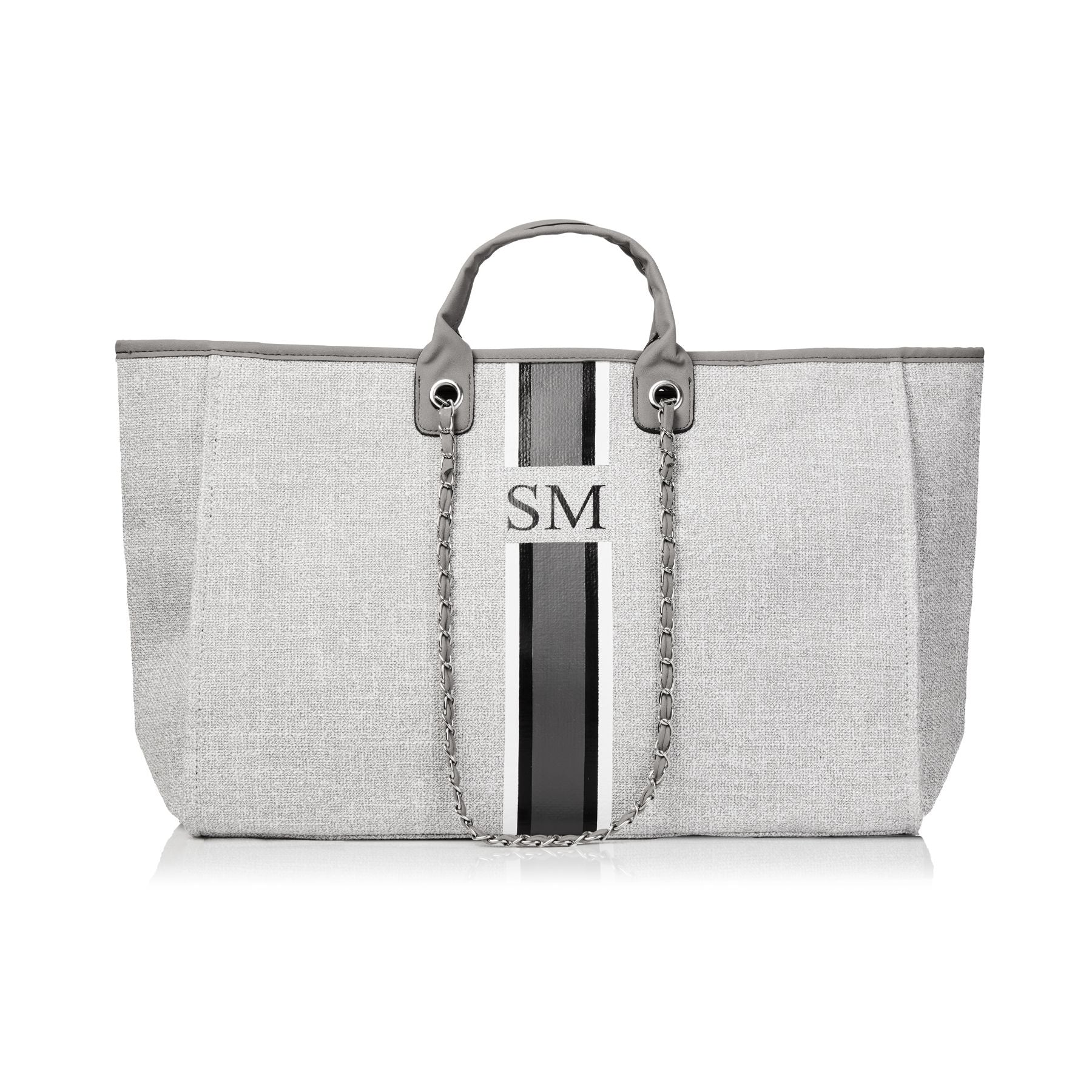 pcd.  Canvas Weekender Tote Bag - Grey