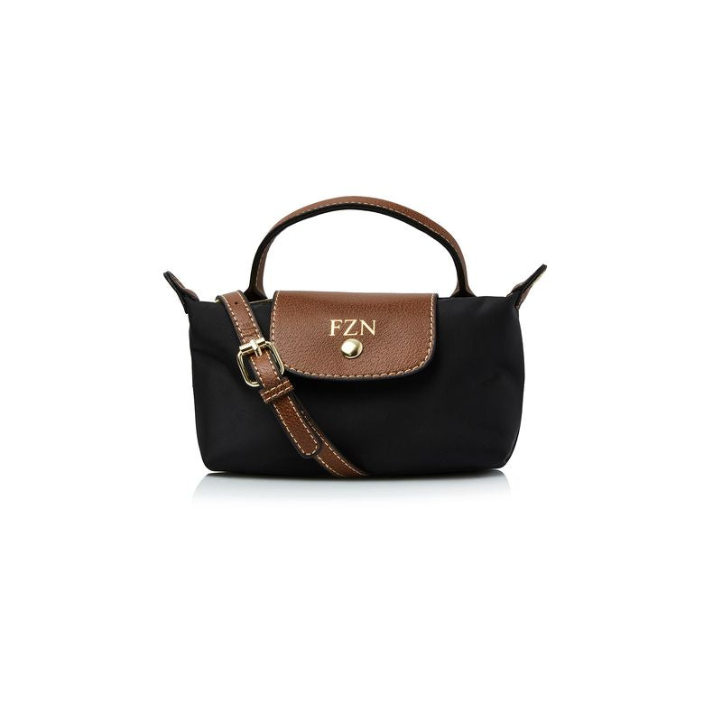La Petite Pouch with Handle - Black