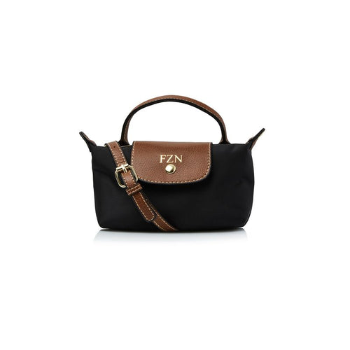 La Petite Pouch with Handle - Black