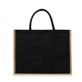 Load image into Gallery viewer, Nautical Large Personalized Waterproof Burlap Tote - Camel
