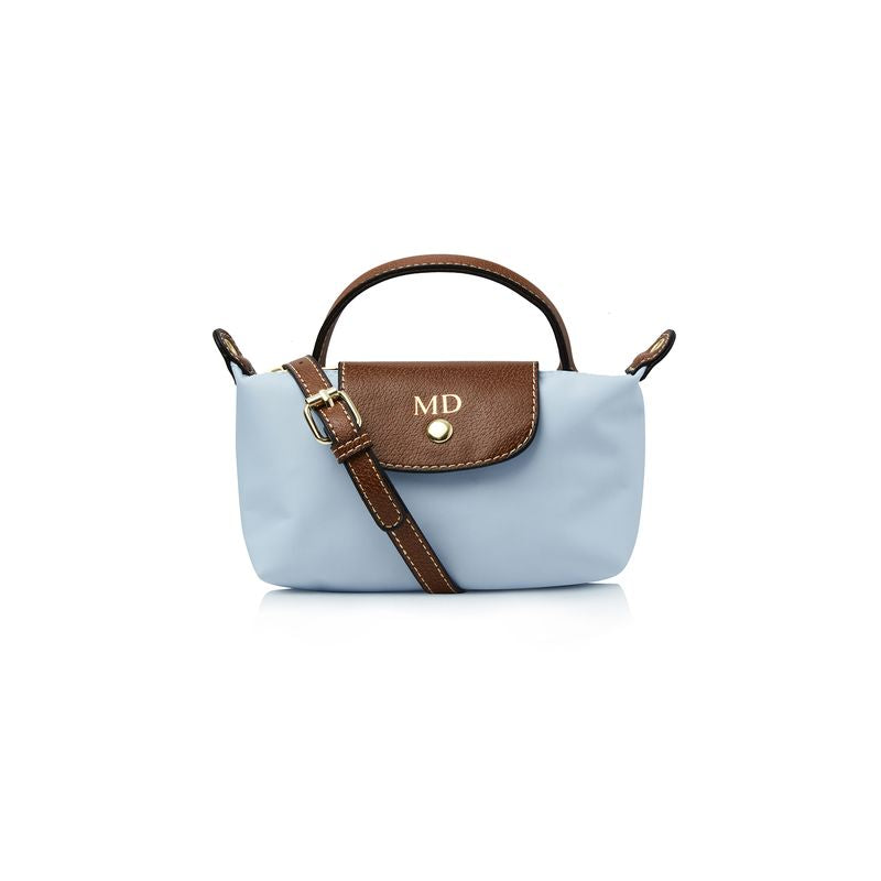 La Petite Pouch with Handle - Baby Blue