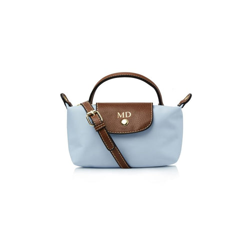 La Petite Pouch with Handle - Baby Blue