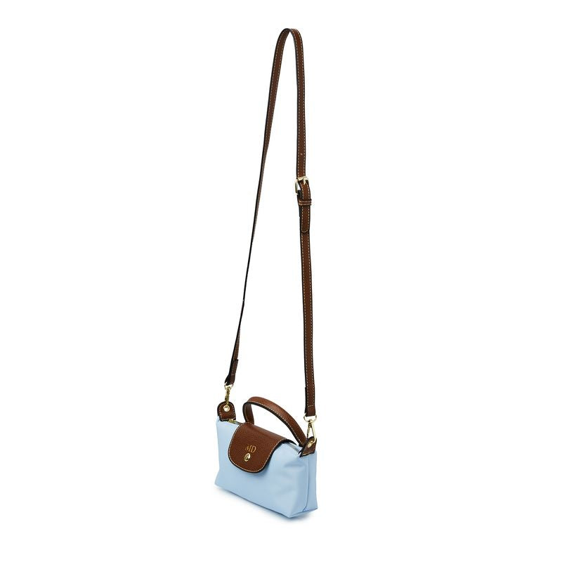 La Petite Pouch with Handle - Baby Blue