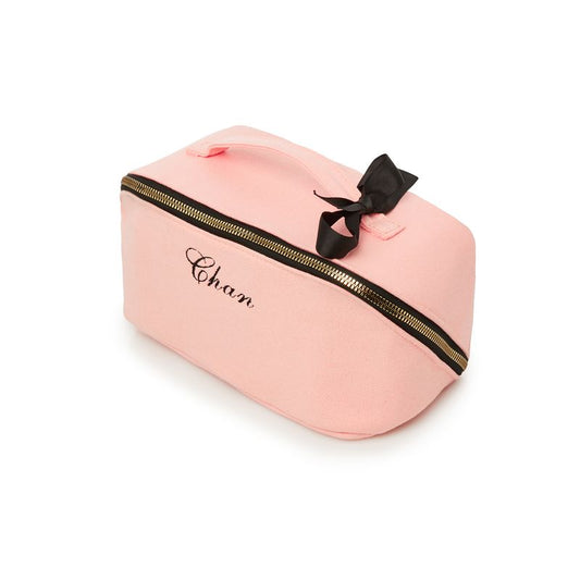 PCD Cotton Makeup & Toiletry Bag - Blush