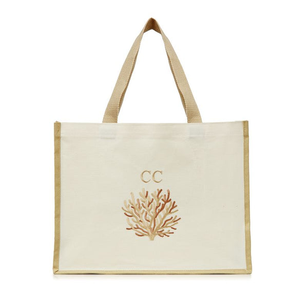 The Personalized Riviera Tote -Beige