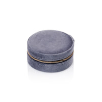 Circle Bon Voyage Jewelry Travel Case - Grey