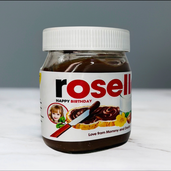 Personalized Nutella Jar -  with your Photo