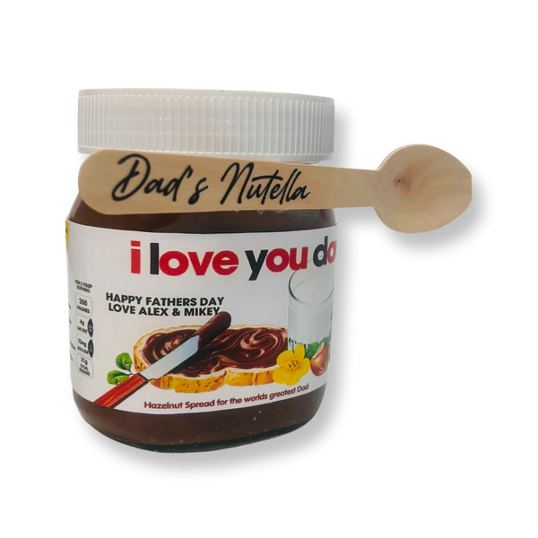 Personalized Nutella Jar - I love you Dad