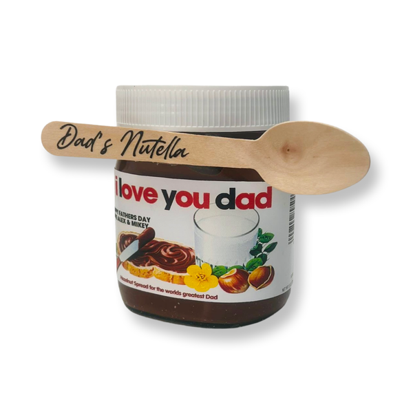 Personalized Nutella Jar - I love you Dad