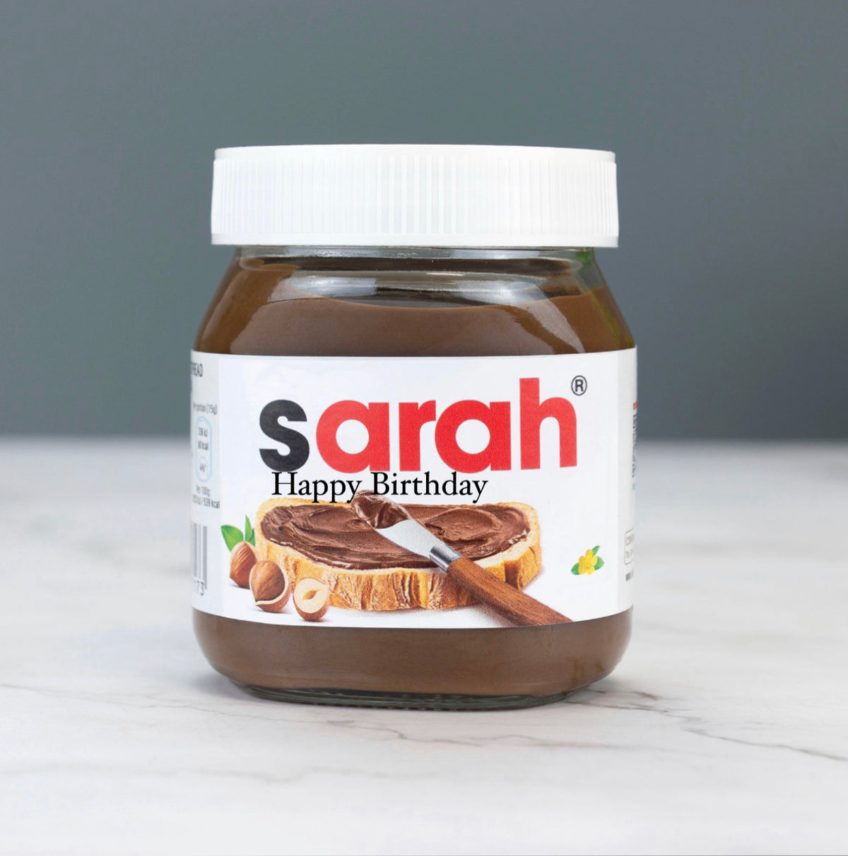 Personalized Nutella Jar - Happy Birthday