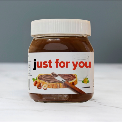 Personalized Nutella Jar - Just for you