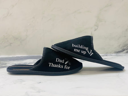 Men's Valentine's Day Slippers - Love you from my head to my tomatoes