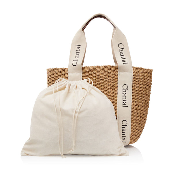 pcd. Woody Raffia Tote