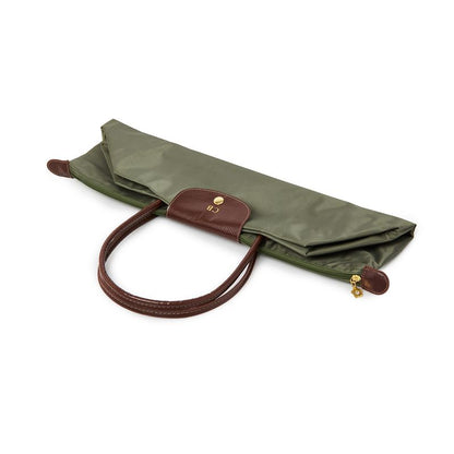 Le Voyager Large Travel Tote - Olive Green