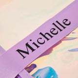 Auroa Personalized Beach Tote -Purple