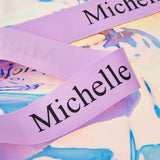 Auroa Personalized Beach Tote -Purple