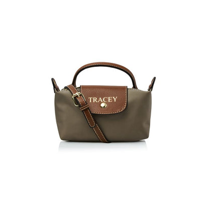La Petite Pouch with Handle - Taupe