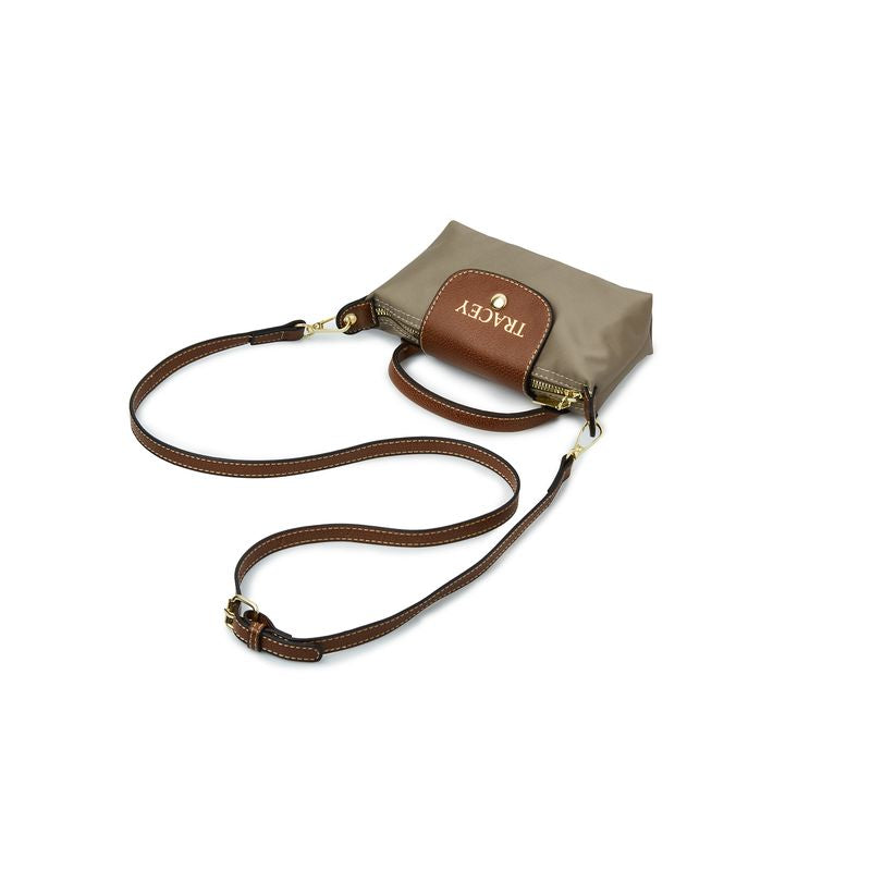 La Petite Pouch with Handle - Taupe