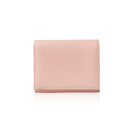 Coral Card Holder with zipper