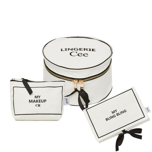Trinket Travel Set - White