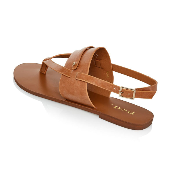 Camel Thong Customizable Sandals