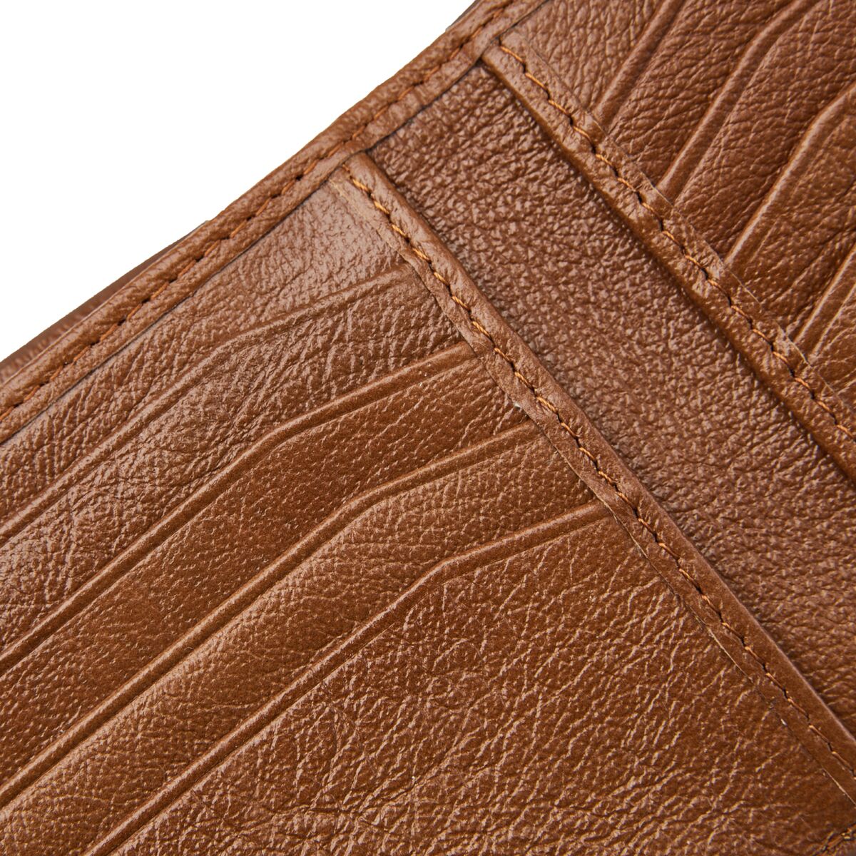 Men's Pebbled Tan Bifold Wallet