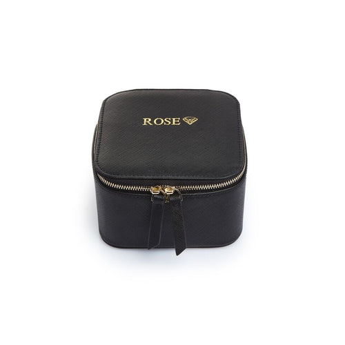 Black Jewelry  Box -  Double Layered  Keep Sake Box