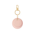 Load image into Gallery viewer, Pink Double Round Circular Bag Charm/ Keychain
