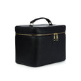 Load image into Gallery viewer, Large Black Personalized Saffiano Makeup Box
