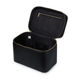 Load image into Gallery viewer, Large Black Personalized Saffiano Makeup Box
