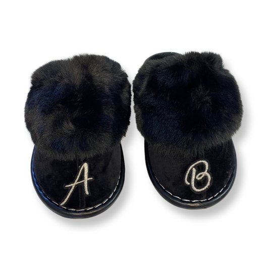 Cursive Collection Personalized Slippers