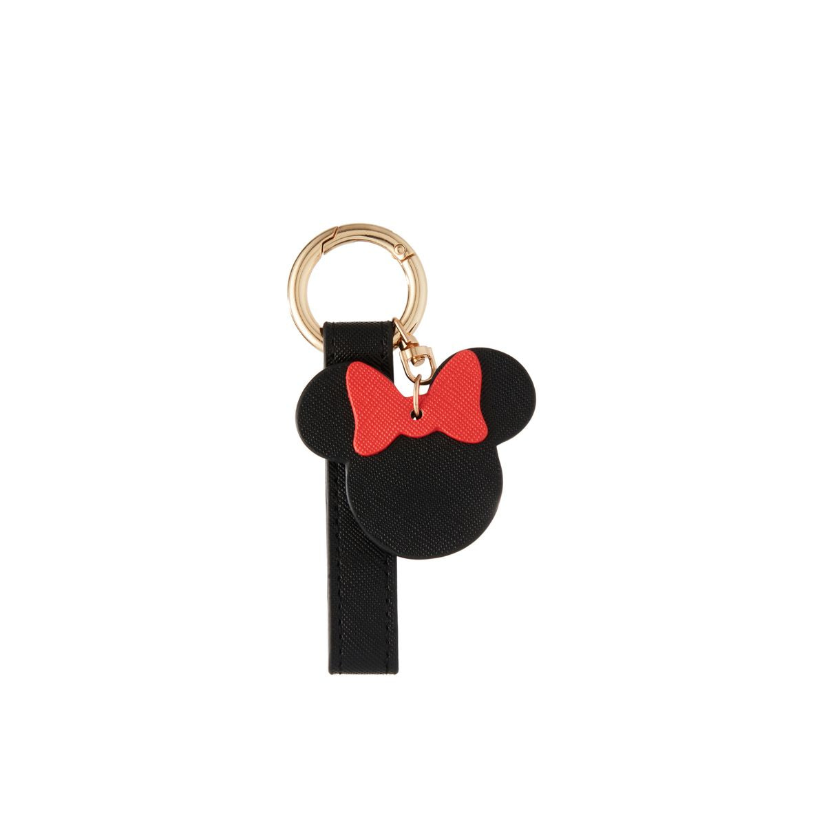 Black Red Bow Minnie Keychain