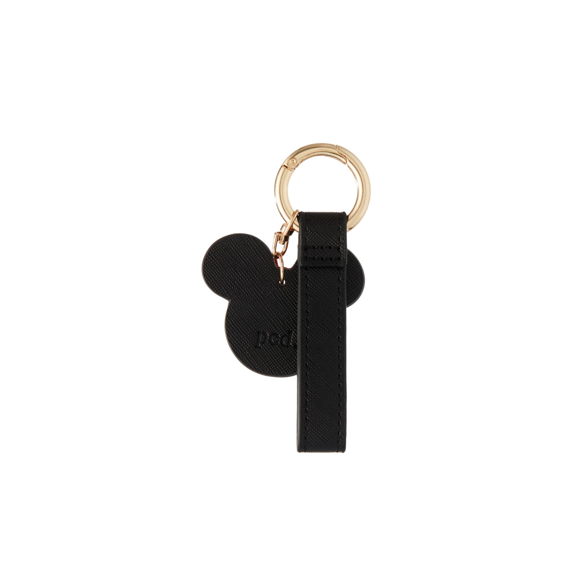 Black Red Bow Minnie Keychain