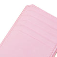 Load image into Gallery viewer, Bright Pink Card Holder with zipper
