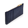 Load image into Gallery viewer, Navy Card Holder with zipper
