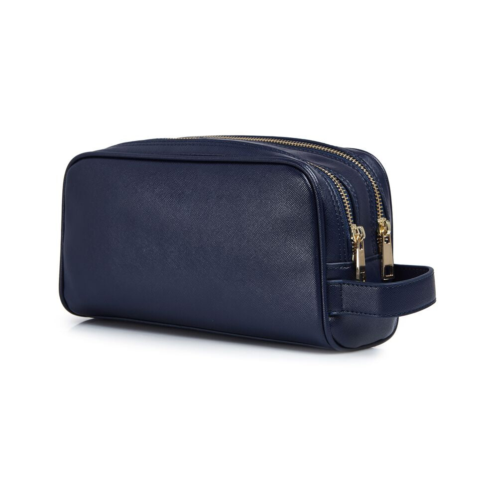 Navy Wash Bag