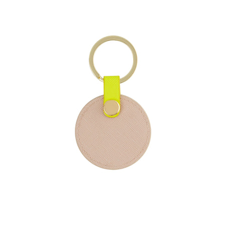 Nude Personalized Bell Bag Charm