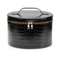 Load image into Gallery viewer, Large Round Black Croc Vanity
