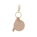 Load image into Gallery viewer, Nude Circle Keychain with knotted Strap
