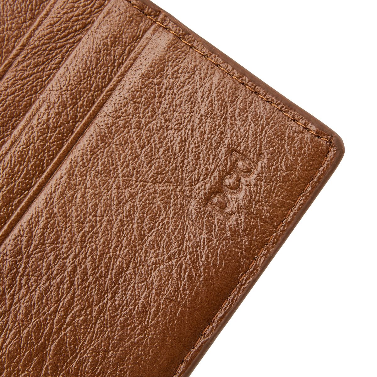 Men's Pebbled Tan Bifold Wallet