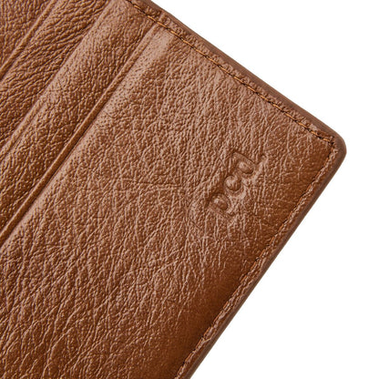 Men's Pebbled Tan Bifold Wallet