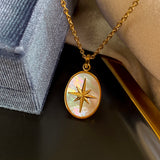 Northern Star White Shell Necklace