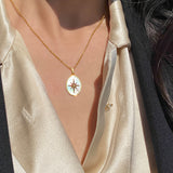 Northern Star White Shell Necklace
