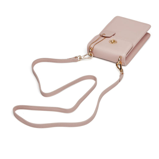 Nude Rectangle Crossbody Bag