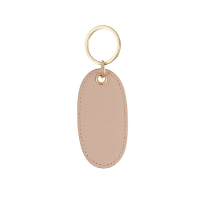 Oval Nude Personalized Keychain 