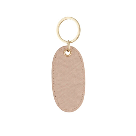 Oval Pink Keychain